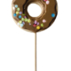 SugarPilots_slikkepind_brun_doughnut_shop