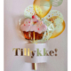 Sugar Pilots lolliletter_Tillykke pink cupcake