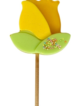 SugarPilots_påske_easter_tulipan_gul_slikkepind